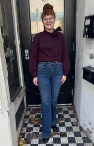 Claire Tie Neck Sweater