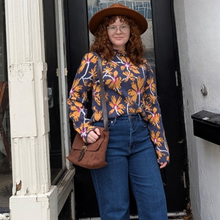 Penelope Floral Mock Neck Sweater