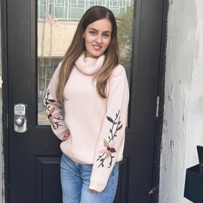 Pepper Embroidered Sweater