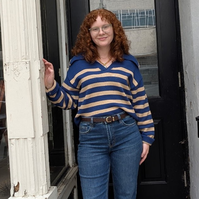 Maggie Collared Sweater