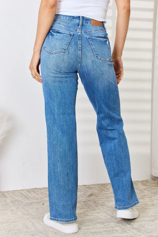 Avia High Waist Straight Leg Jeans