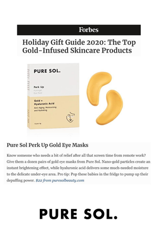 Perk Up Gold Eye Mask