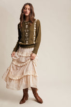 Rory Embroidered Cable Knit Sweater