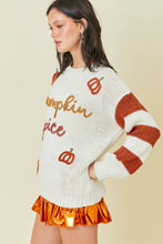 Pumpkin Spice Sweater Knit Top