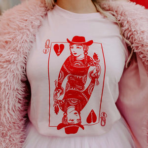 Queen of Hearts Pink Top