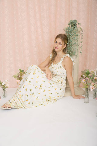 The Leighton Floral Midi Dress