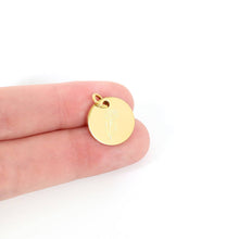 18K Gold Birth Flower Charm