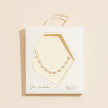 Eden Pearl Link Gold Dipped Necklace