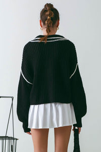 Jordan Stitch Knit Sweater
