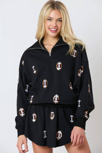 Ready For The Game Sequins Sweatshirt