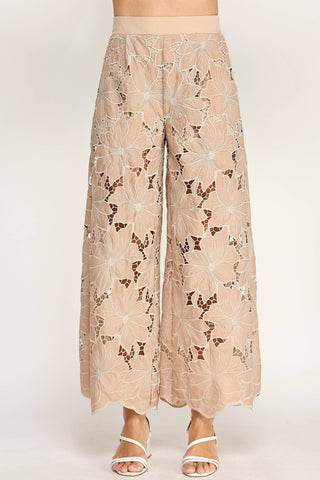 Audrey Floral Lace Pants