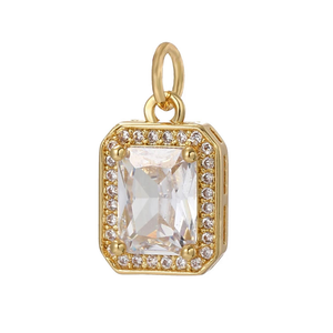 Zircon Stone Charm