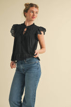 Allie Lace Trim Top