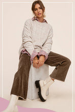 Evie High Waisted Wide Leg Corduroy Pants