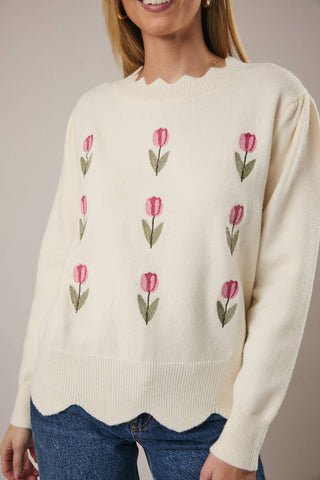 Julia Embroidered Sweater