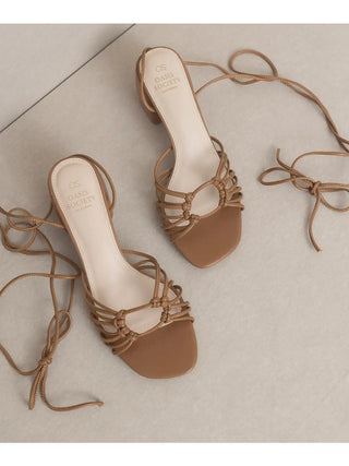 The Celia Lace Up Heel