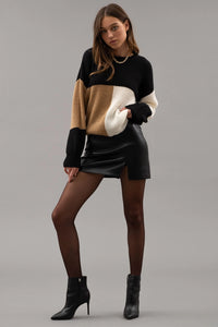 Charlotte Knit Sweater in Black