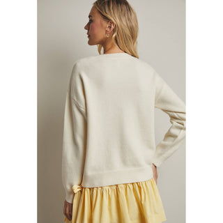 Plaid Lemon Sweater