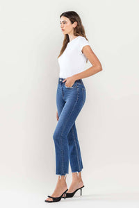 FM High Rise Straight Denim