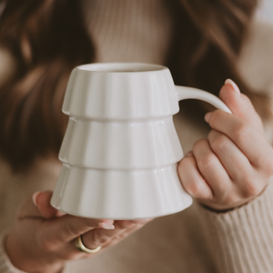 Tree Coffee Mug in Cream