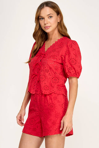 Florence Eyelet Top