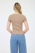 Minimal Knit Cardigan in Red