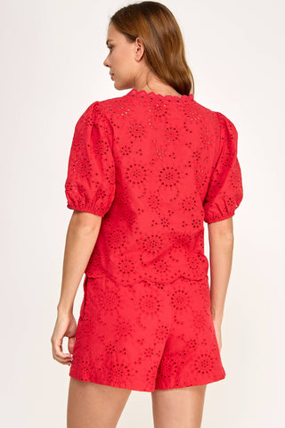Florence Eyelet Top