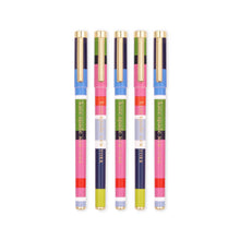 Fine Tip Pen Set, Sunny Day Stripe