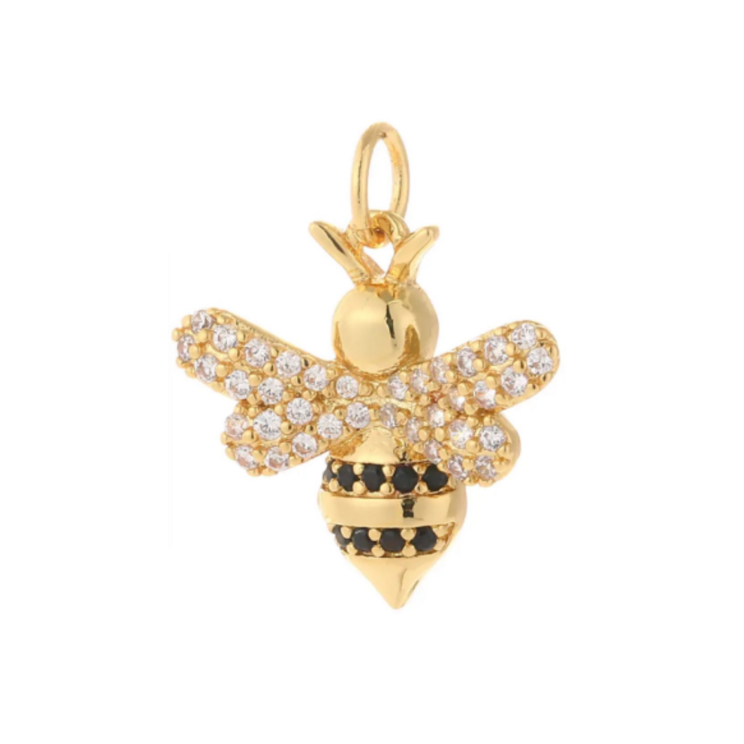 Bumble Bee CZ Charm