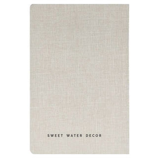 One Line A Day Fabric Journal - Tan