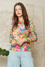 Field Of Flowers Mesh Top