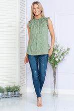 Sweet Lovely Top in Sage
