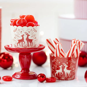 Red Stags Baking Cups