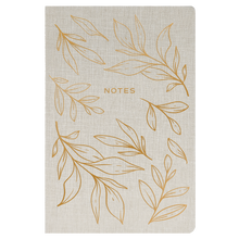 Gold Leaves Notes Journal