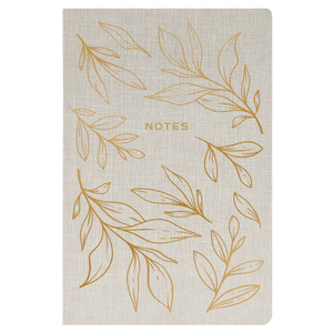 Gold Leaves Notes Journal