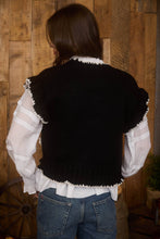 Camdyn Crochet Ruffled Knit Cardigan