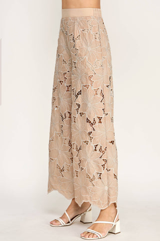 Audrey Floral Lace Pants