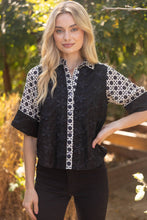 Marlo Floral Button-up Top