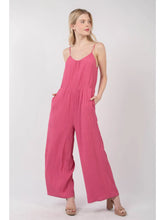 Blake Wide Leg Jumpsuit in Pink