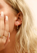 Gold Paperclip Earrings