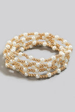 Jasper Pearl And Beaded Bracelet Set - 5pc.