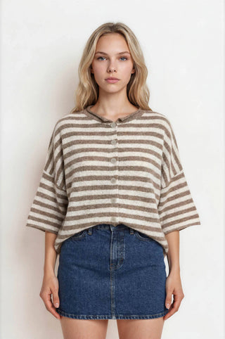 Celeste Striped Cardigan