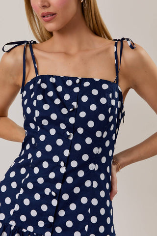 Ruby Polka Dot Mini Dress
