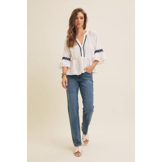 Margaret Babydoll Top