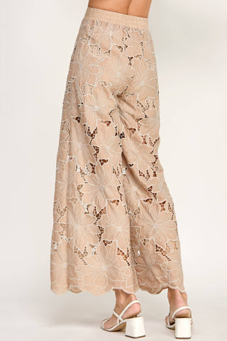 Audrey Floral Lace Pants