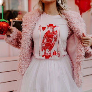 Queen of Hearts Pink Top