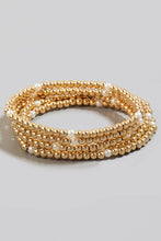 Elliot Pearl and Beaded Bracelet Set - 5pc.