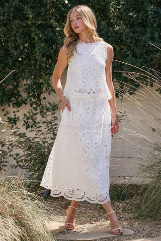 Celeste Lace Top