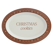 Gingerbread Oval Cookie Tray