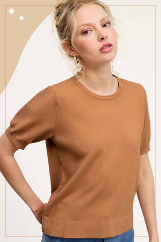 Marcie Stretchy Knit Top